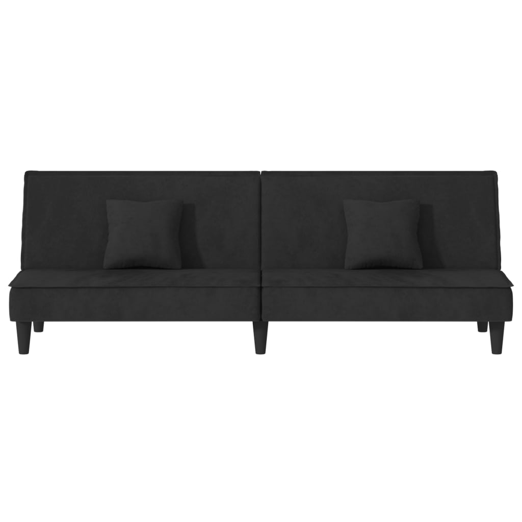 vidaXL 2-Seater Sofa Bed Velvet Recliner Loveseat Folding Daybed Multi Colors-14