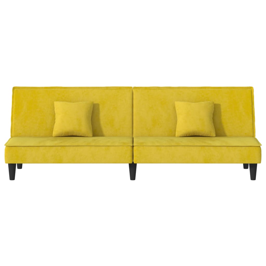 vidaXL 2-Seater Sofa Bed Velvet Recliner Loveseat Folding Daybed Multi Colors-22