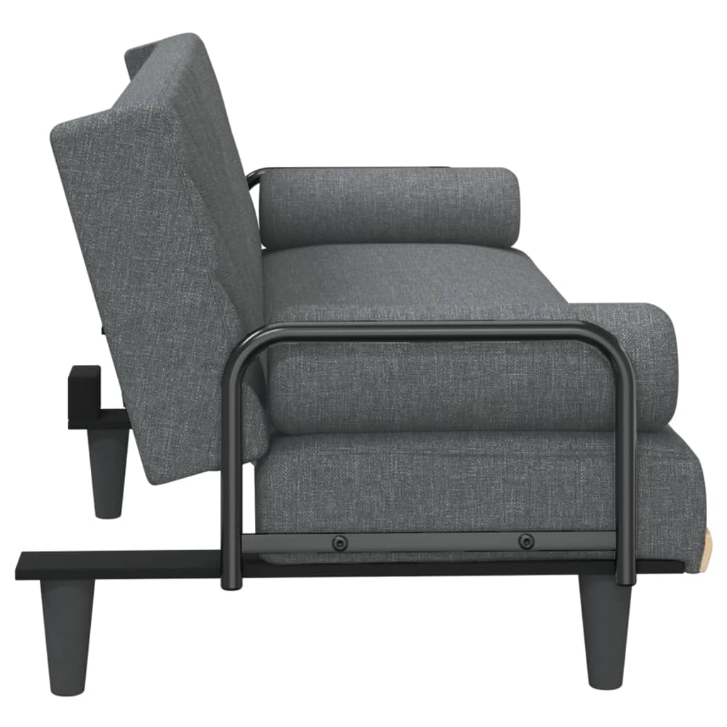 vidaXL Sleeper Sofa with Armrests Sofa Couch Recliner Chair Loveseat Fabric-42
