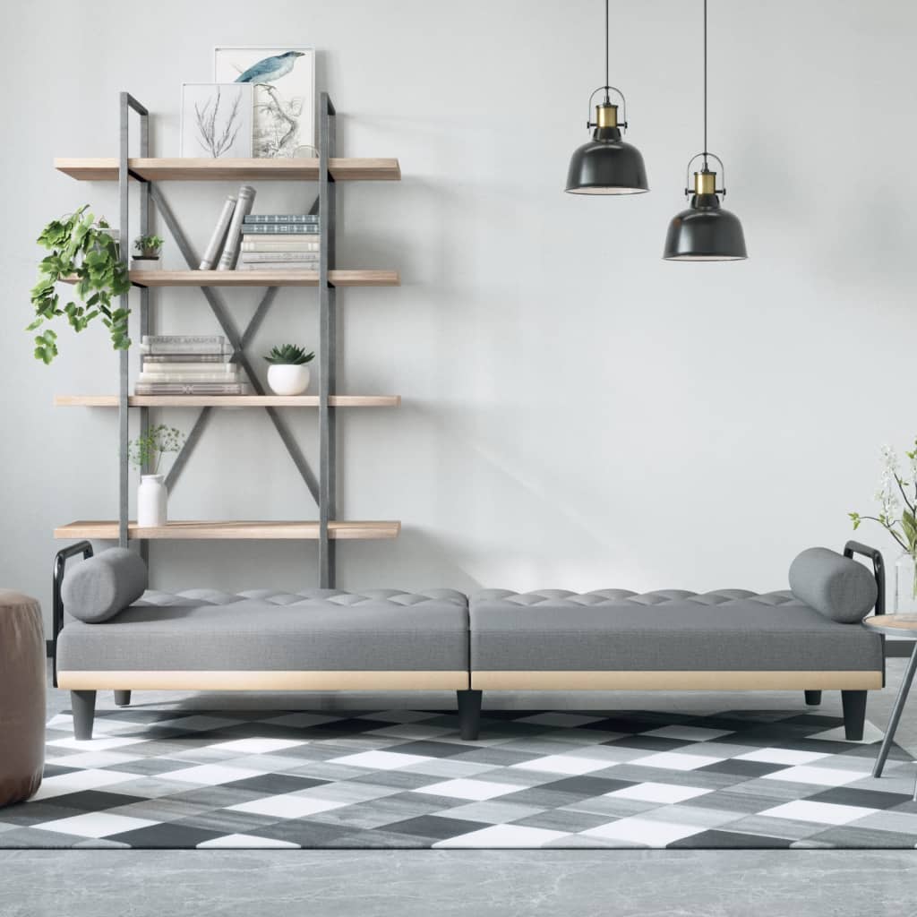 vidaXL Sofa Bed with Armrests Sleeper Sofa Loveseat Recliner Chair Fabric-13