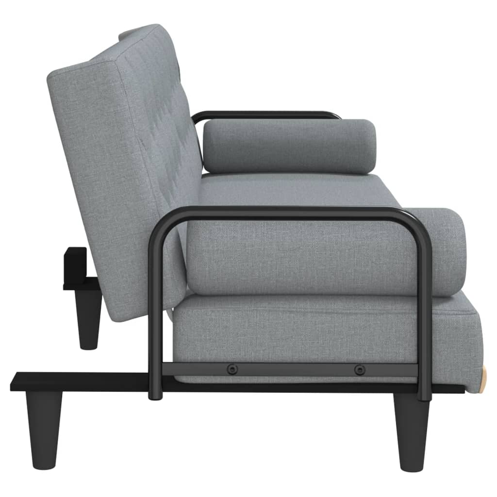 vidaXL Sofa Bed with Armrests Sleeper Sofa Loveseat Recliner Chair Fabric-45
