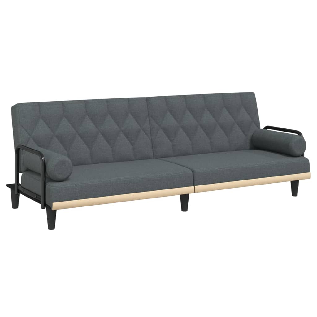 vidaXL Sofa Bed with Armrests Sleeper Sofa Loveseat Recliner Chair Fabric-44