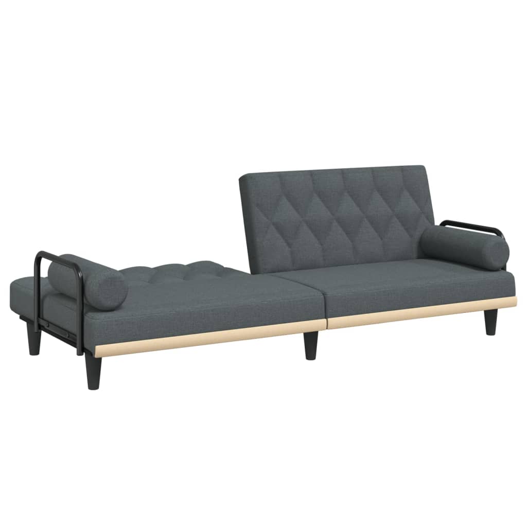 vidaXL Sofa Bed with Armrests Sleeper Sofa Loveseat Recliner Chair Fabric-17