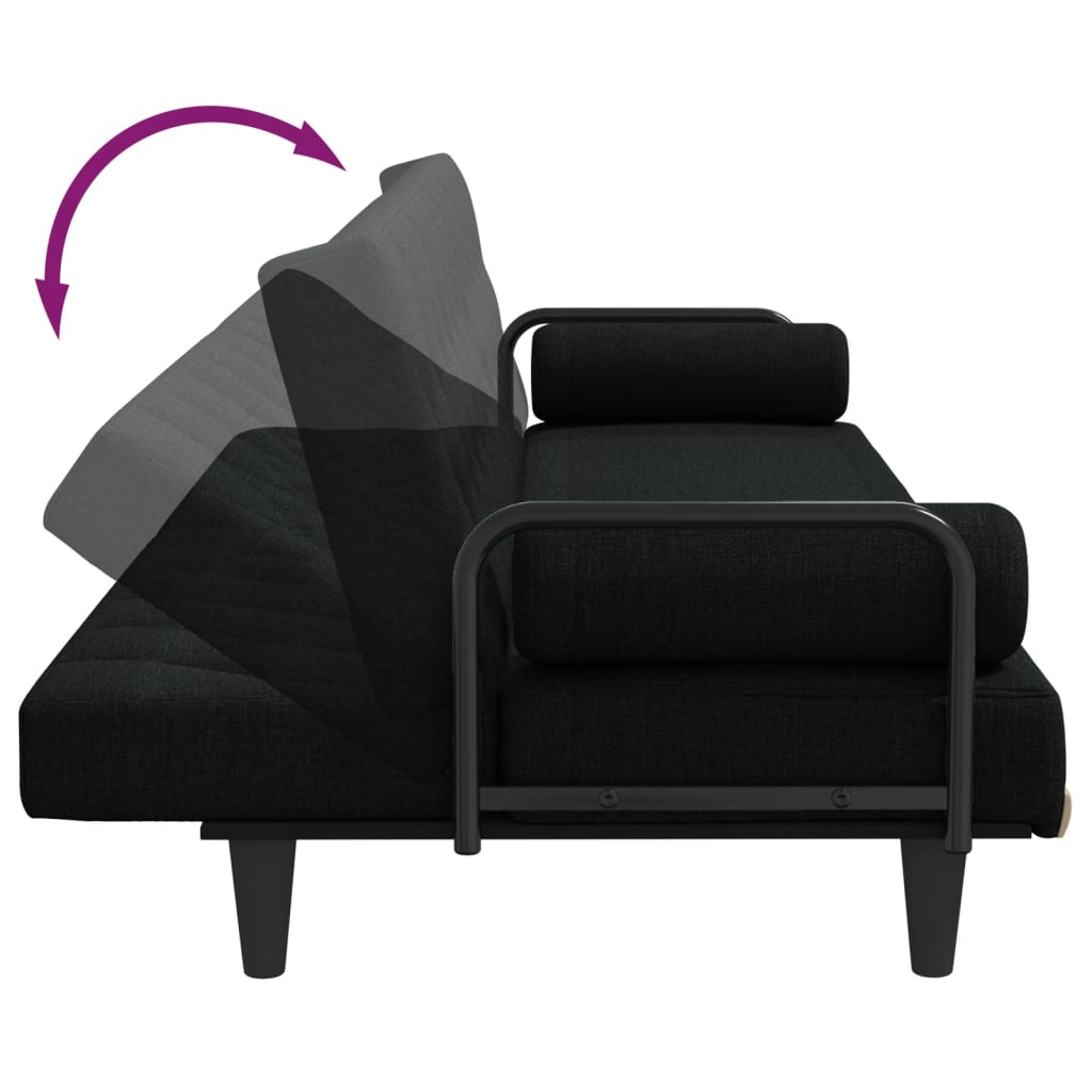 vidaXL Sofa Bed with Armrests Sleeper Sofa Loveseat Recliner Chair Fabric-21