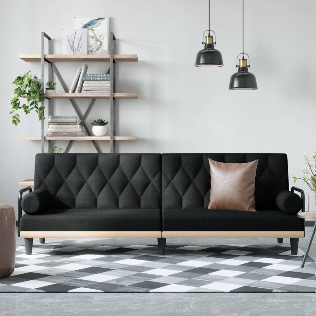 vidaXL Sofa Bed with Armrests Sleeper Sofa Loveseat Recliner Chair Fabric-9