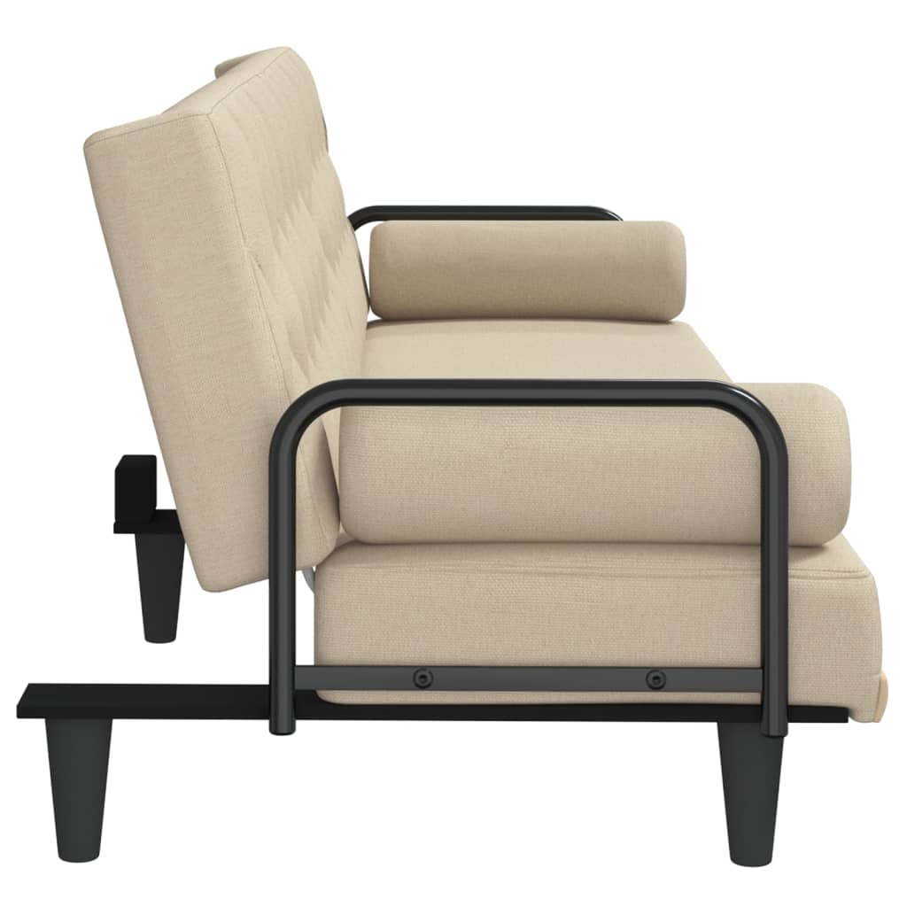 vidaXL Sofa Bed with Armrests Sleeper Sofa Loveseat Recliner Chair Fabric-35