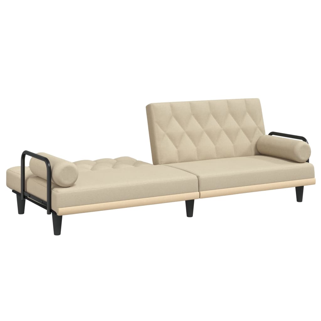 vidaXL Sofa Bed with Armrests Sleeper Sofa Loveseat Recliner Chair Fabric-48