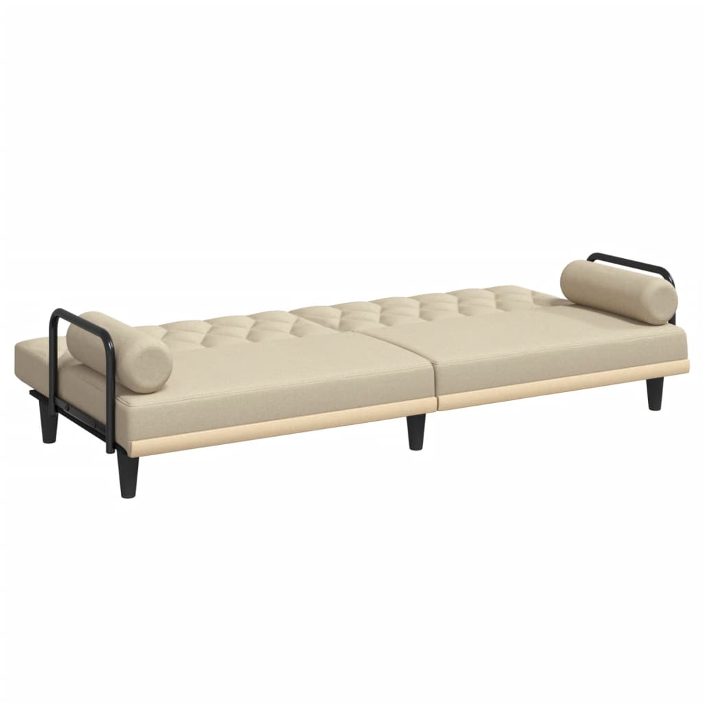 vidaXL Sofa Bed with Armrests Sleeper Sofa Loveseat Recliner Chair Fabric-36