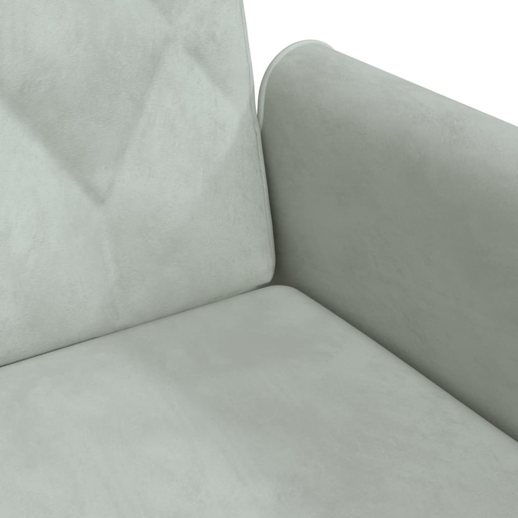 vidaXL Sleeper Sofa with Armrests Velvet Couch Sofa Bed Recliner Loveseat-9