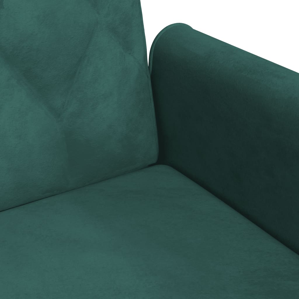 vidaXL Sleeper Sofa with Armrests Velvet Couch Sofa Bed Recliner Loveseat-36