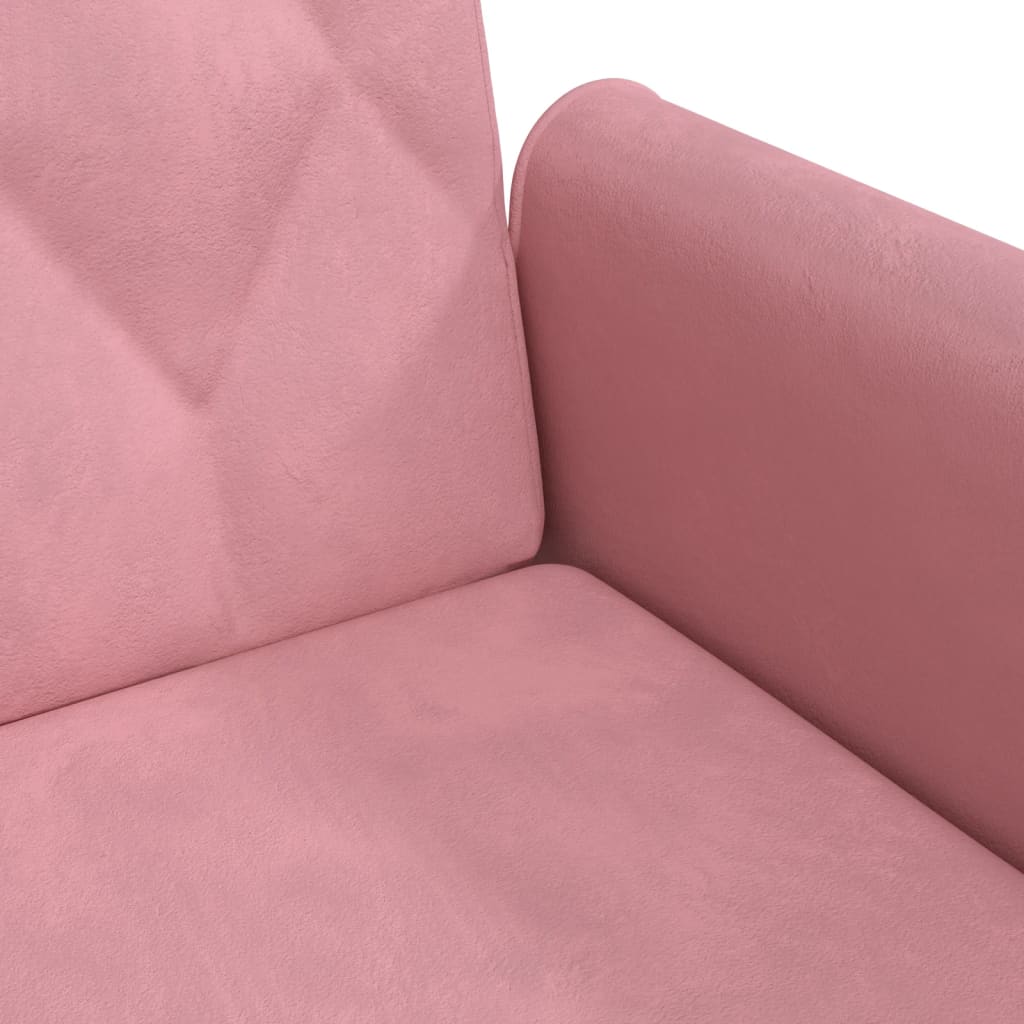 vidaXL Sleeper Sofa with Armrests Velvet Couch Sofa Bed Recliner Loveseat-23