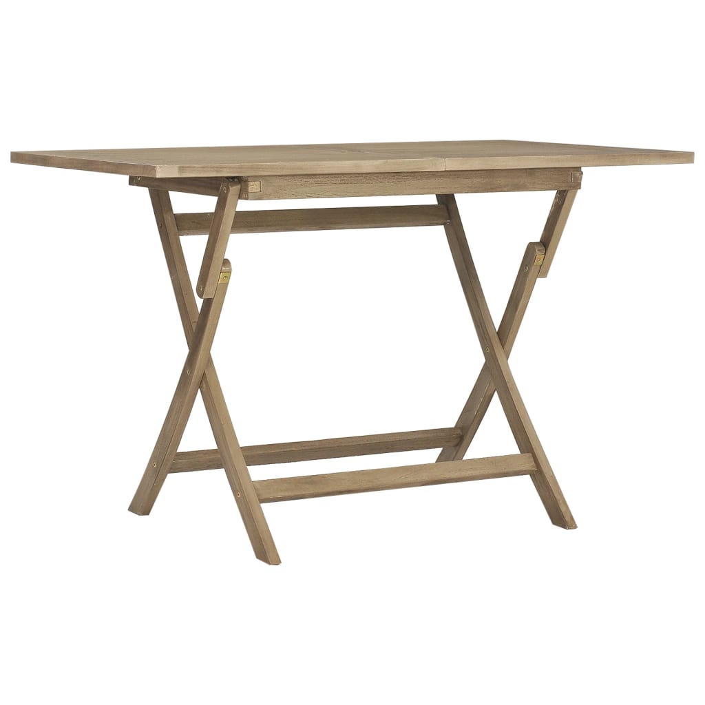 vidaXL Outdoor Dining Table Folding Table Garden Furniture Solid Wood Teak-14
