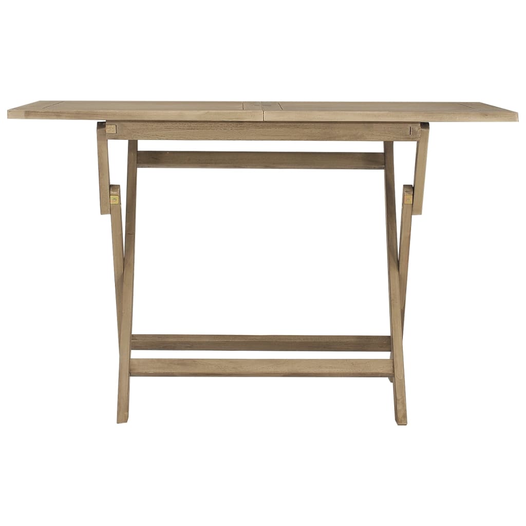 vidaXL Outdoor Dining Table Folding Table Garden Furniture Solid Wood Teak-1