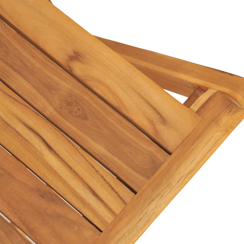 vidaXL Folding Patio Chairs 4 pcs 18.5"x24"x35.4" Solid Wood Teak-3