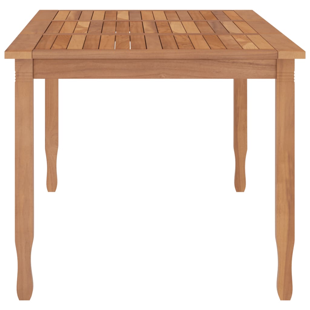 vidaXL Dining Table Rectangular Dining Room Table Furniture Solid Wood Teak-19