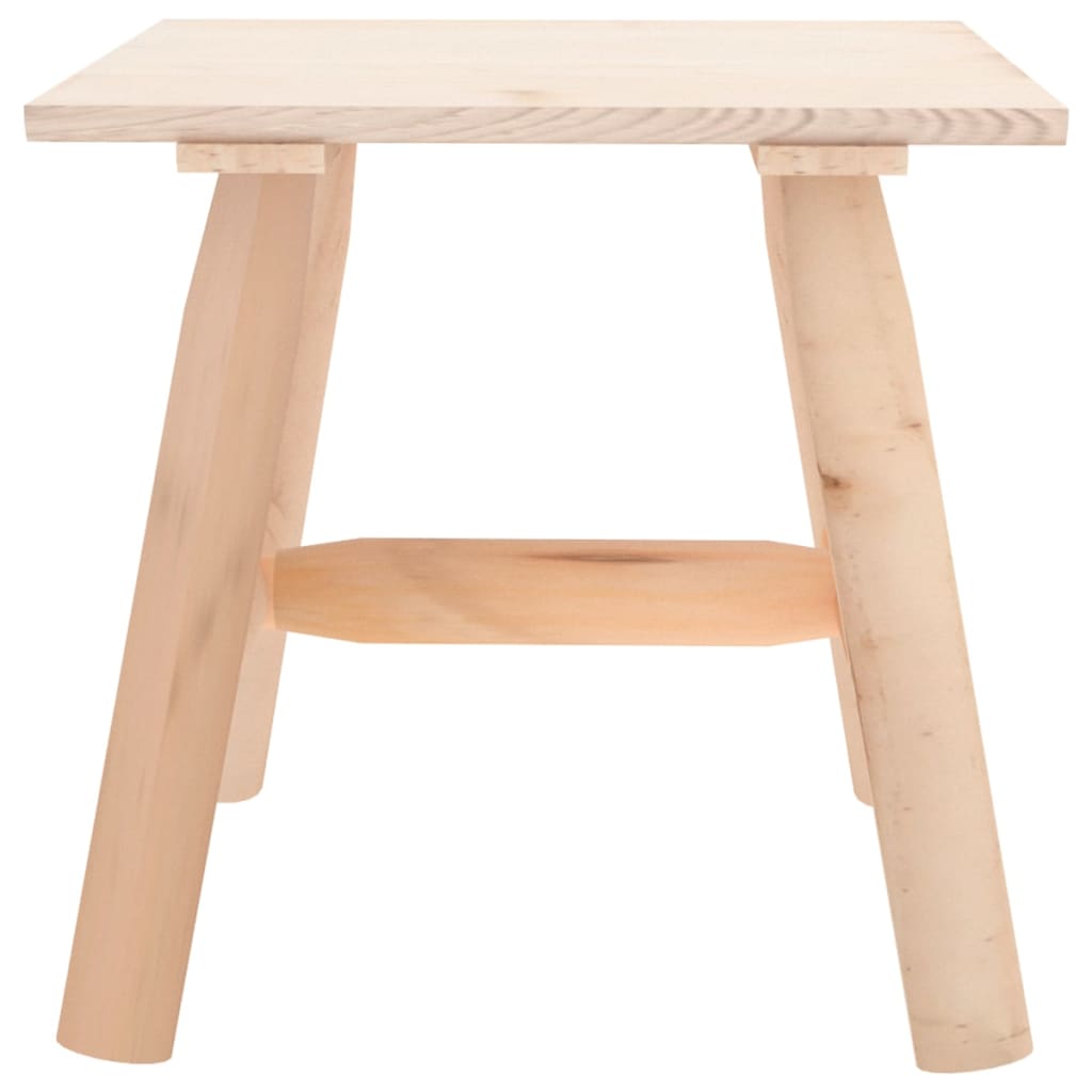 vidaXL Side Table 19.3"x19.3"x19.7" Solid Wood Spruce-2