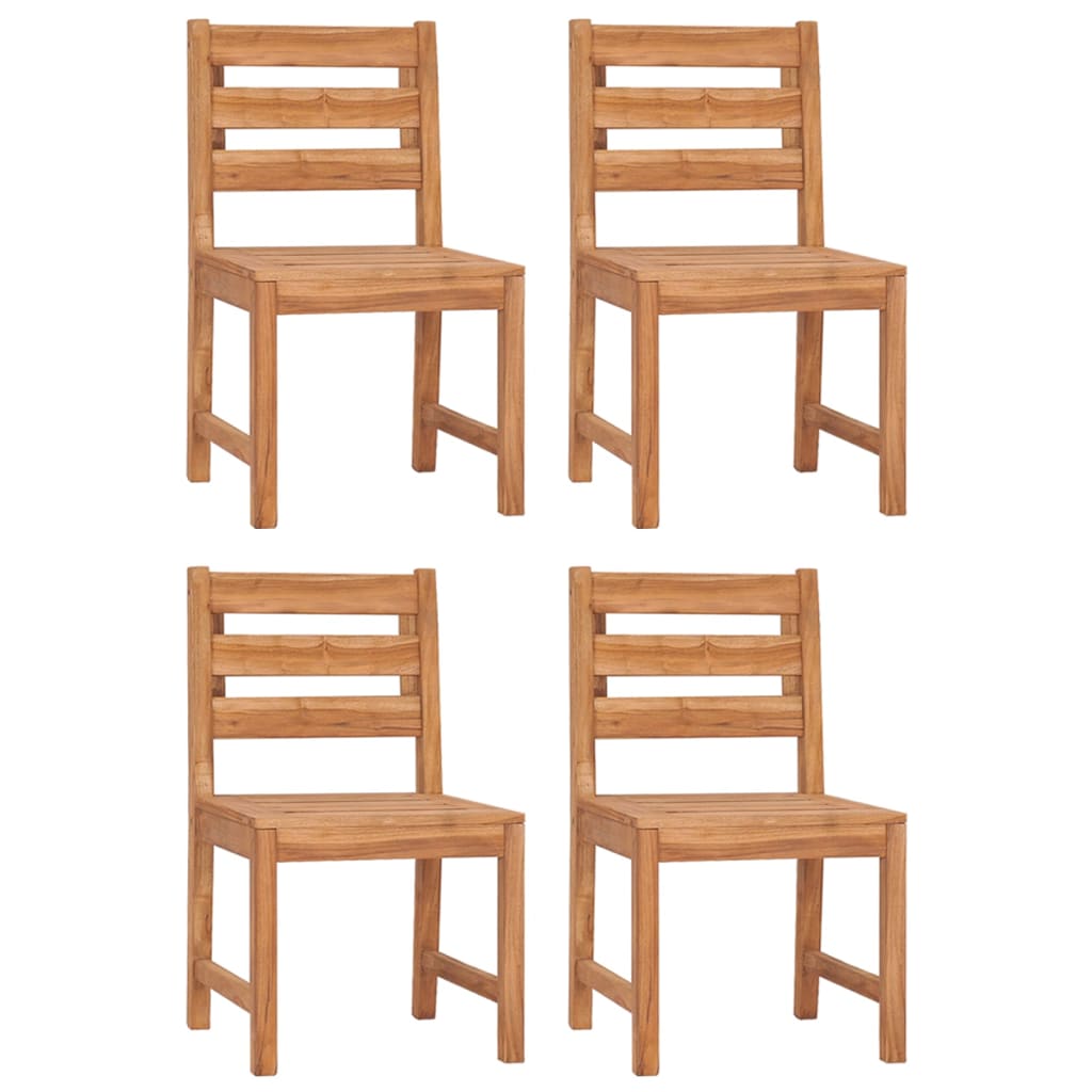 vidaXL 4/6/8x Solid Wood Pine Patio Chairs Garden Outdoor Seating Furniture-2