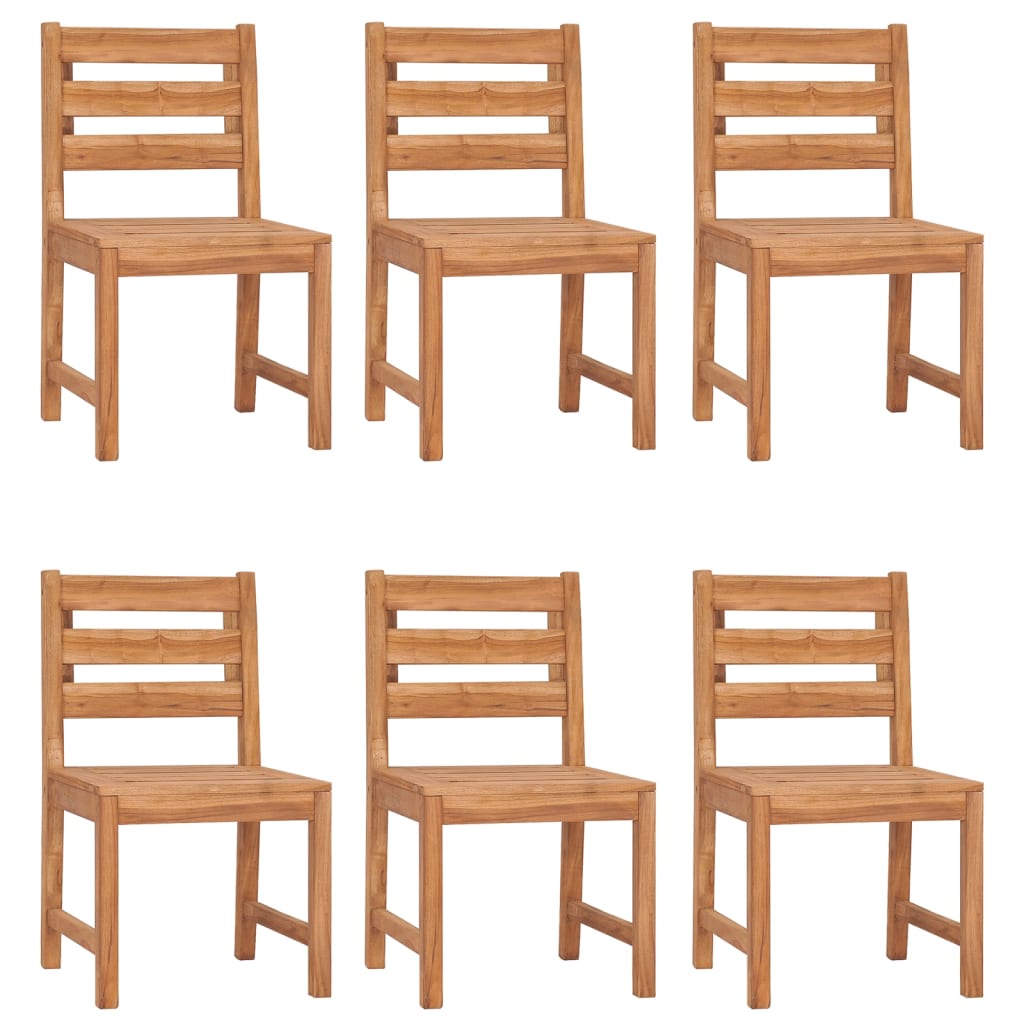 vidaXL 4/6/8x Solid Wood Pine Patio Chairs Garden Outdoor Seating Furniture-27