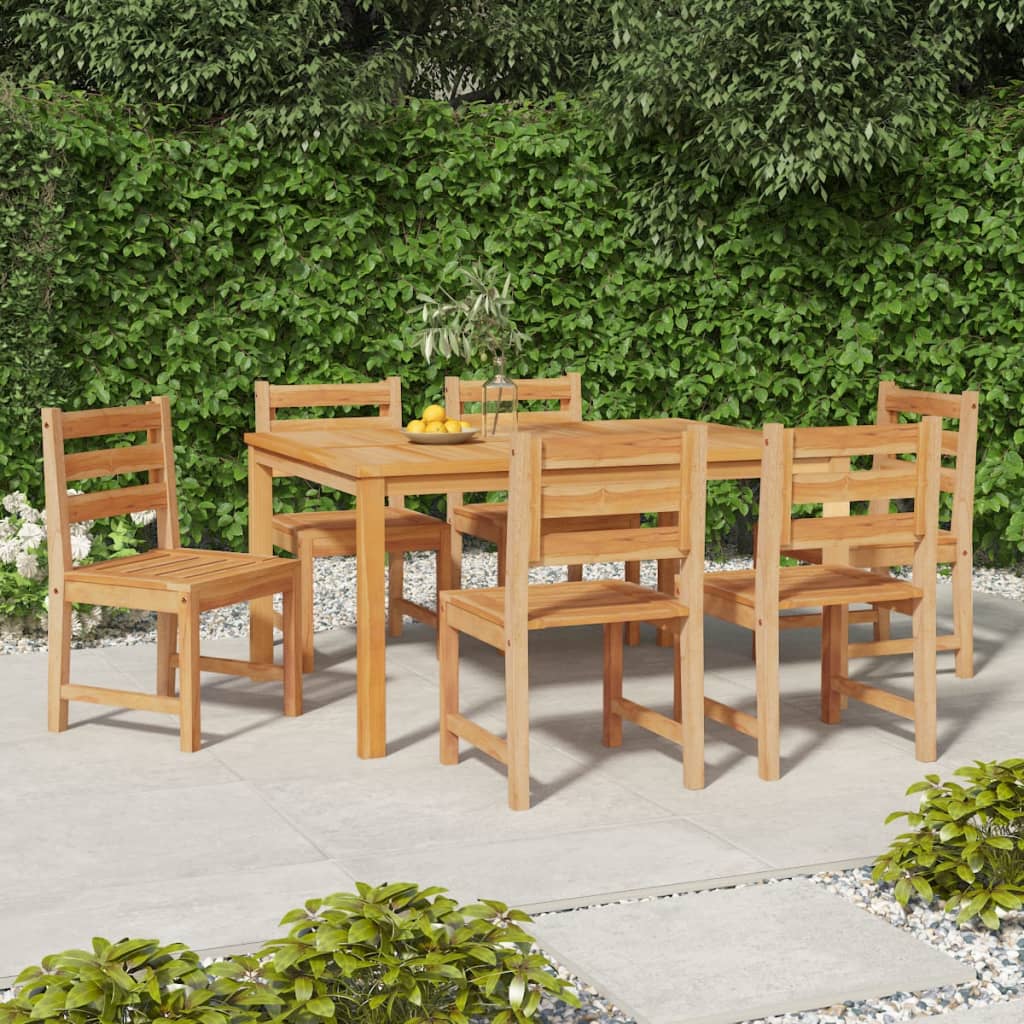 vidaXL 4/6/8x Solid Wood Pine Patio Chairs Garden Outdoor Seating Furniture-1
