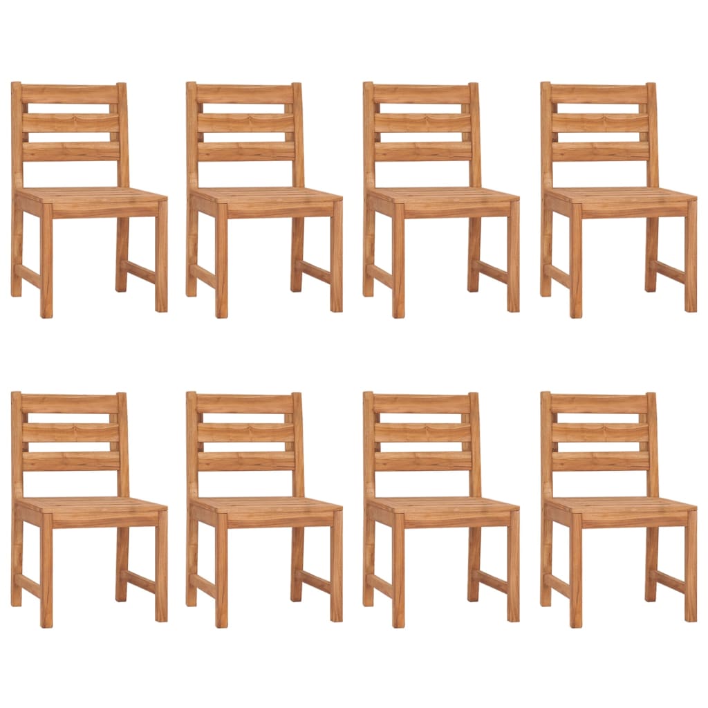 vidaXL 4/6/8x Solid Wood Pine Patio Chairs Garden Outdoor Seating Furniture-24