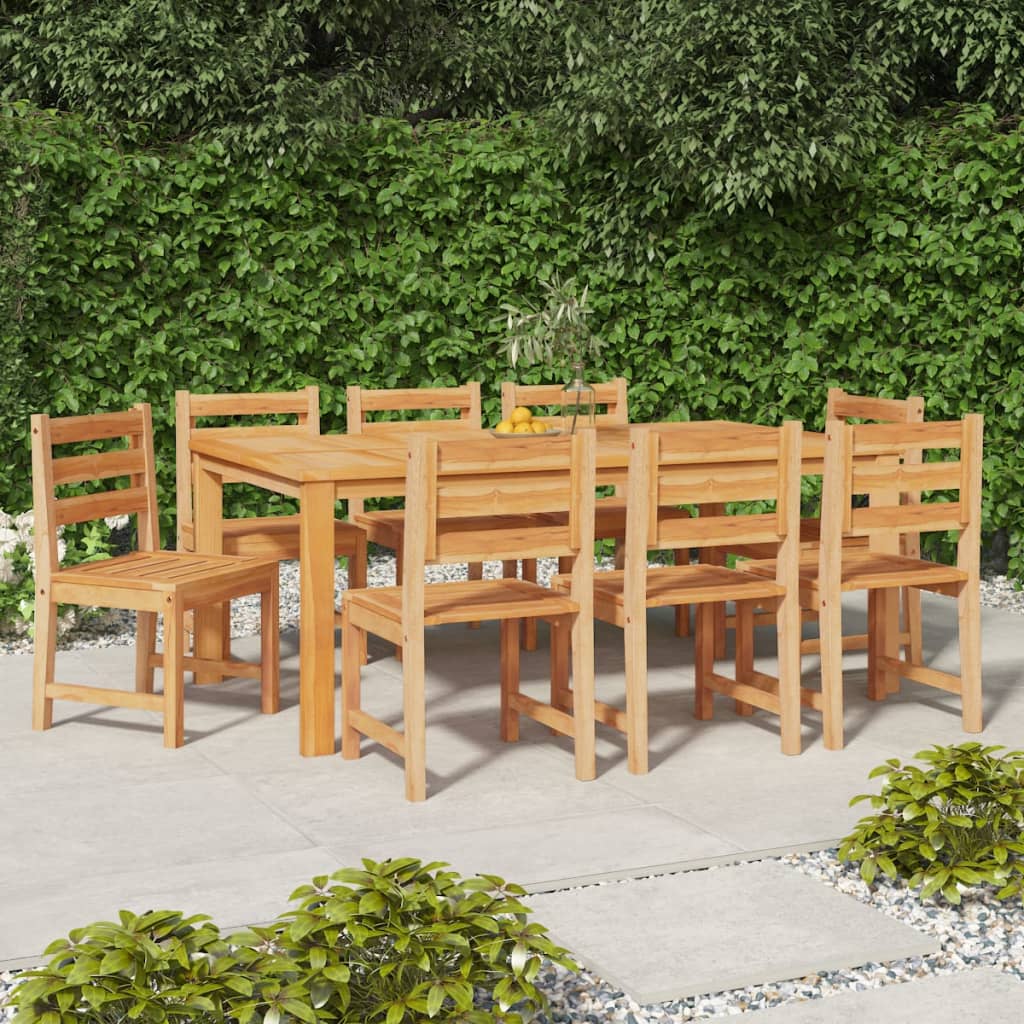 vidaXL 4/6/8x Solid Wood Pine Patio Chairs Garden Outdoor Seating Furniture-26