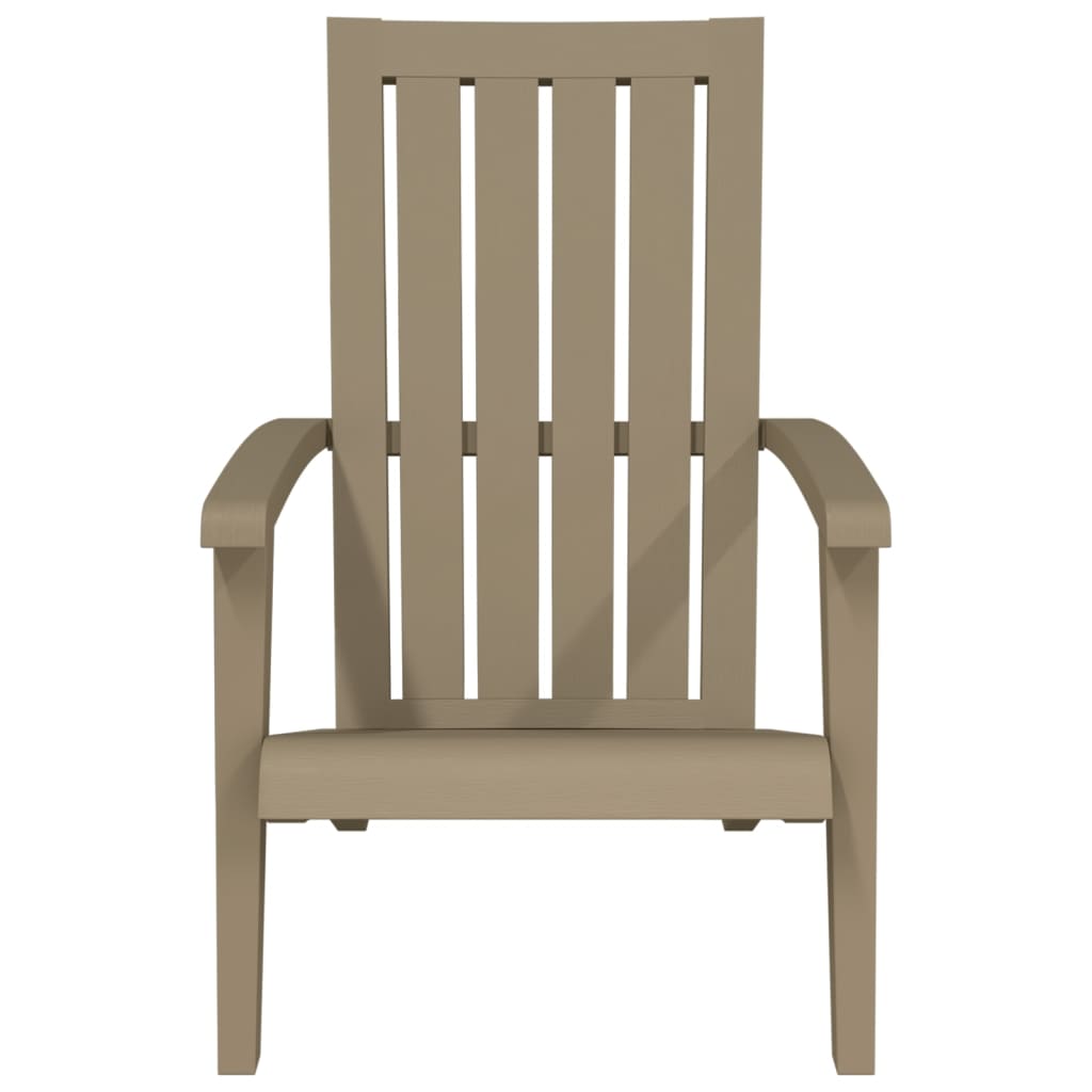 vidaXL Adirondack Chair Outdoor Furniture Lawn Chair for Deck Polypropylene-2