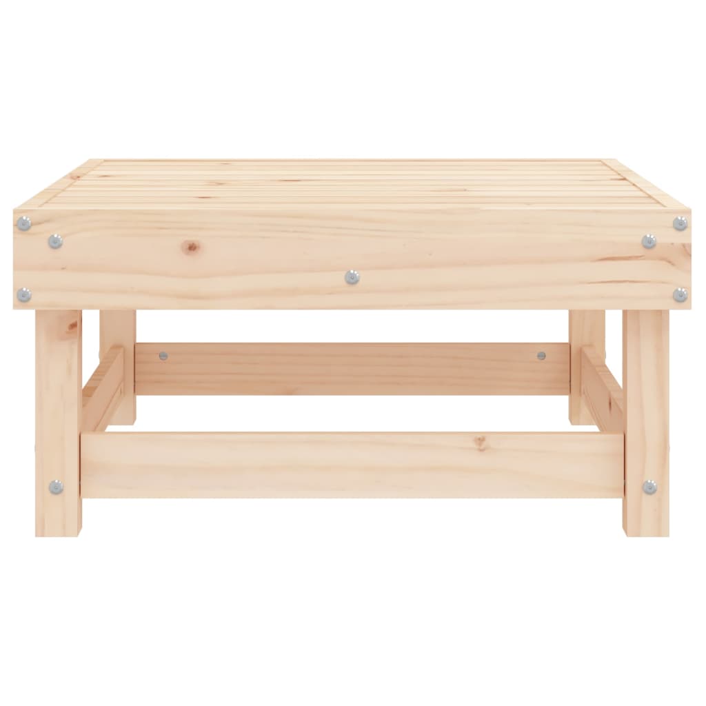 vidaXL Patio Footstool Solid Wood Pine-2