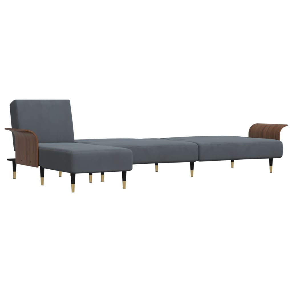 vidaXL Sofa Bed Sleeper Sofa Settee Pull Out Couch for Living Room Velvet-8