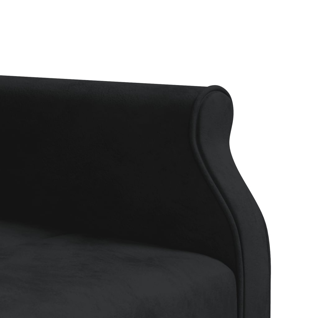 vidaXL Sofa Bed Sleeper Sofa Settee L Shaped Folding Sleeper Couch Bed Velvet-14