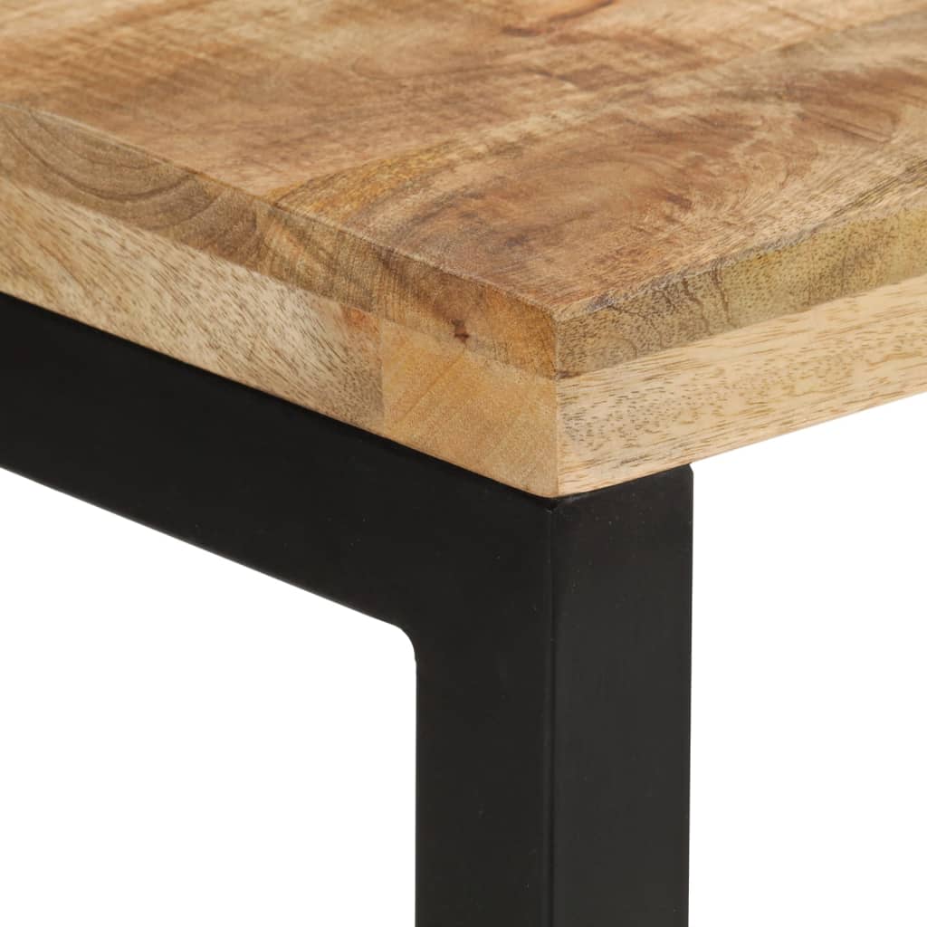 vidaXL Console Table 43.3"x13.8"x29.9" Solid Rough Wood Mango-2