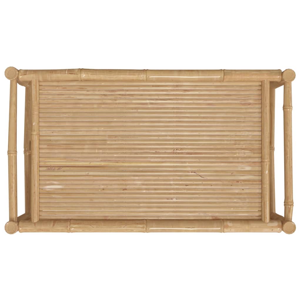 vidaXL Patio Coffee Table 39.4"x21.7"x13" Bamboo-3