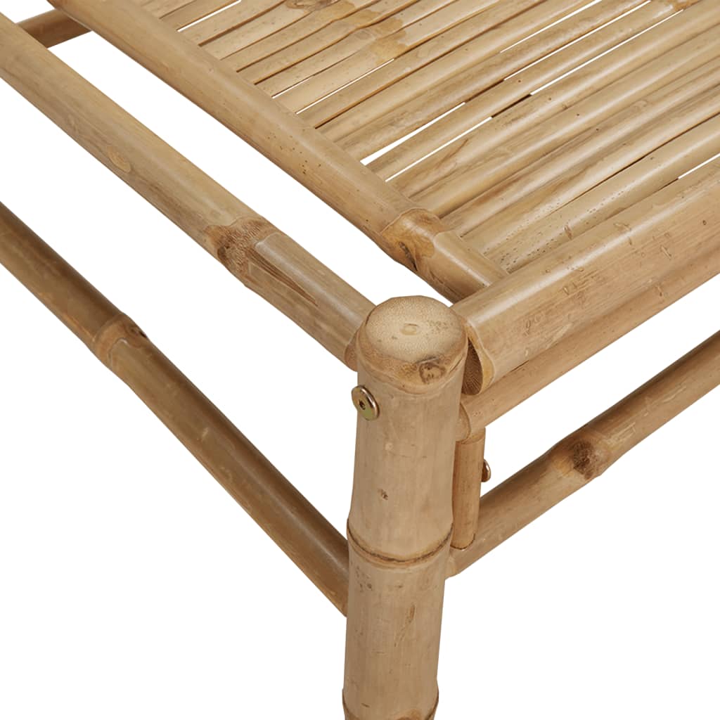 vidaXL Patio Coffee Table 39.4"x21.7"x13" Bamboo-4