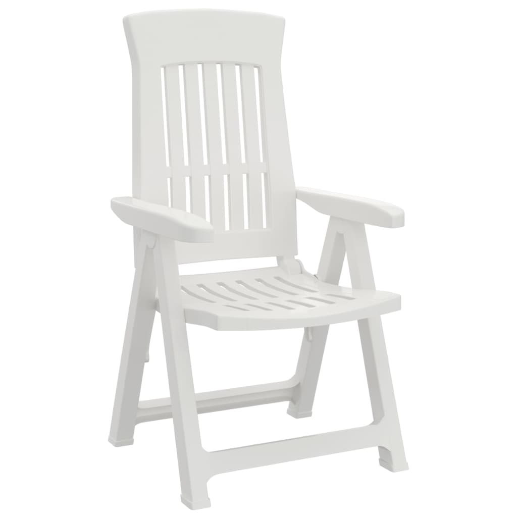 vidaXL Reclining Chair Outdoor Folding Armchair Garden Furniture 2 Pcs PP-3