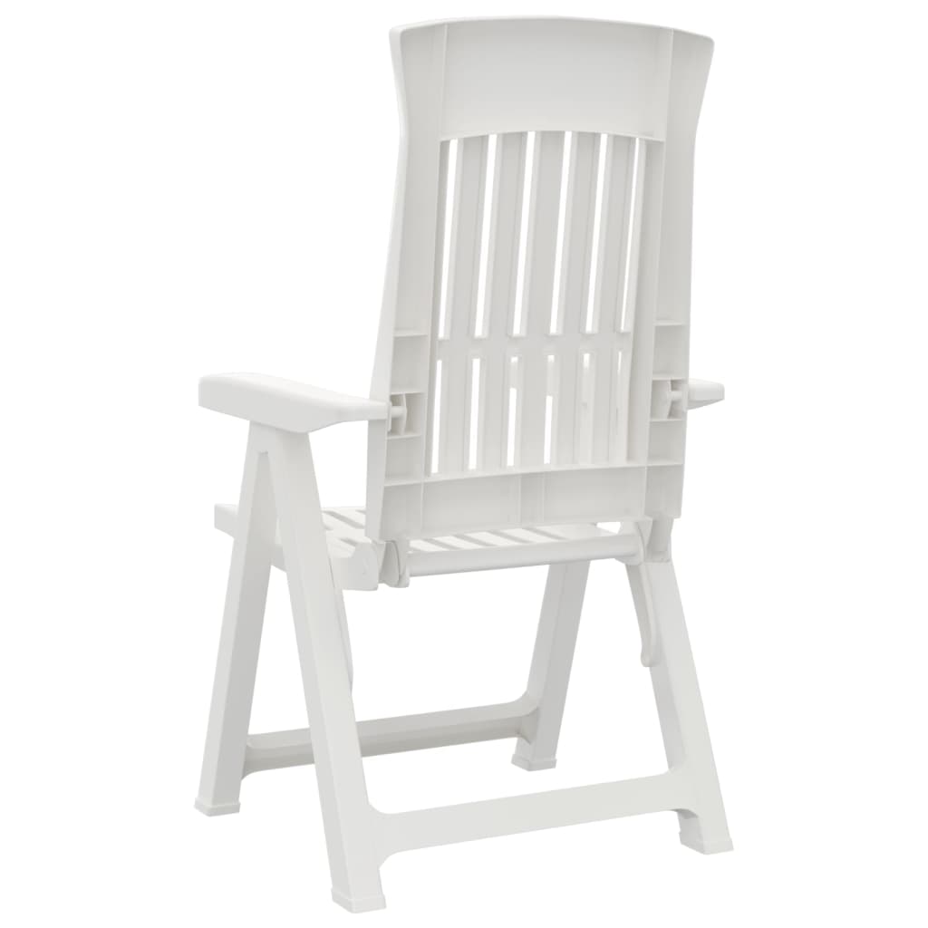 vidaXL Reclining Chair Outdoor Folding Armchair Garden Furniture 2 Pcs PP-12