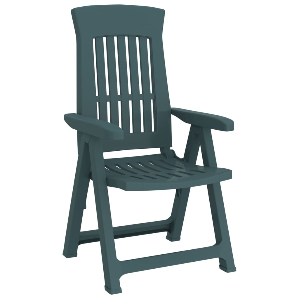 vidaXL Reclining Chair Outdoor Folding Armchair Garden Furniture 2 Pcs PP-8