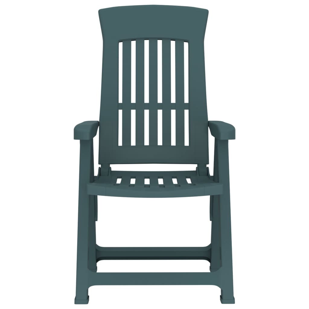 vidaXL Reclining Chair Outdoor Folding Armchair Garden Furniture 2 Pcs PP-11