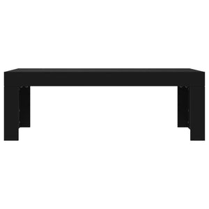 vidaXL Coffee Table Black 40.2"x19.7"x14.2" Engineered Wood-3