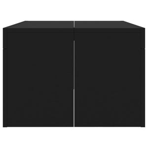 vidaXL Coffee Table Black 40.2"x19.7"x14.2" Engineered Wood-4
