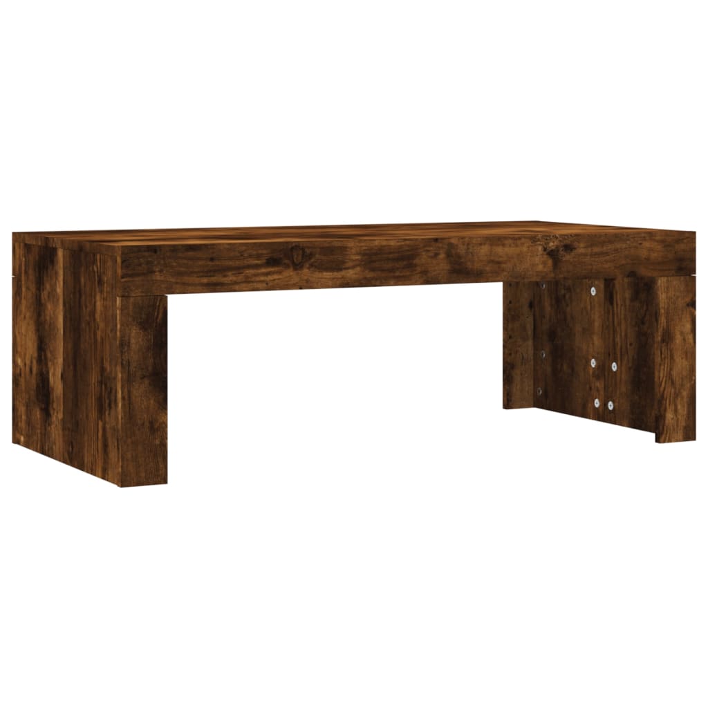 vidaXL Coffee Table Black 40.2"x19.7"x14.2" Engineered Wood-16