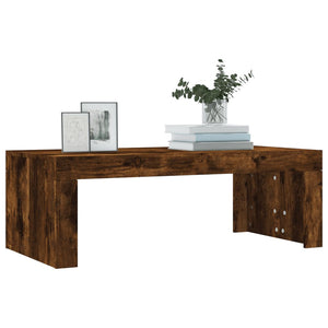 vidaXL Coffee Table Black 40.2"x19.7"x14.2" Engineered Wood-18