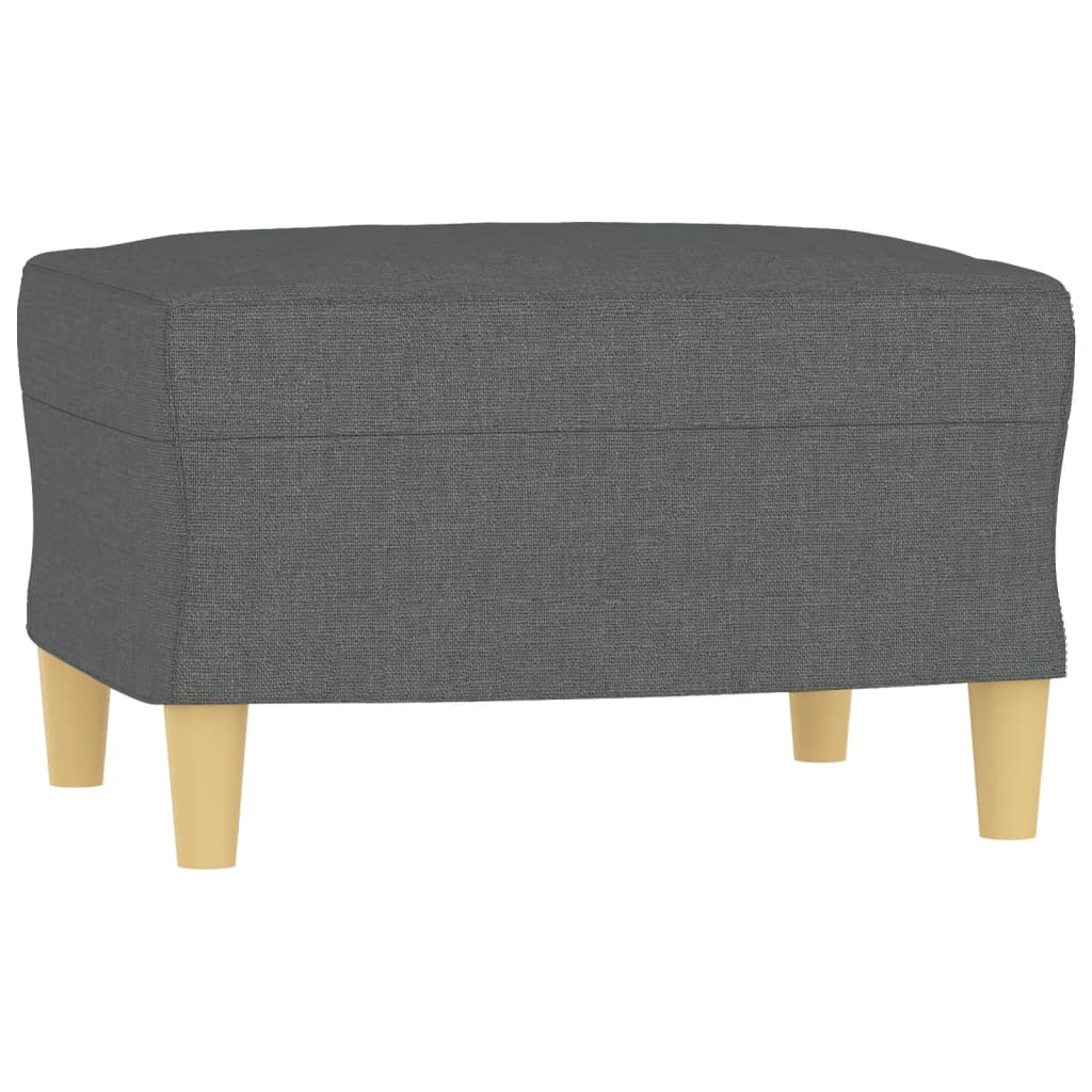 vidaXL Sofa Chair Single Sofa Armchair with Footstool for Living Room Fabric-10