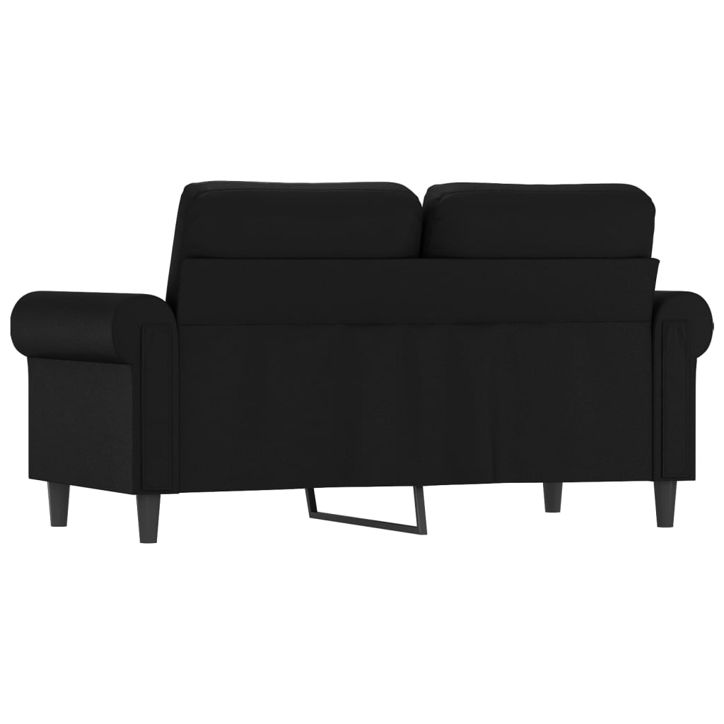 vidaXL Sofa Chair Accent Upholstered Single Sofa Chair Black Faux Leather-15