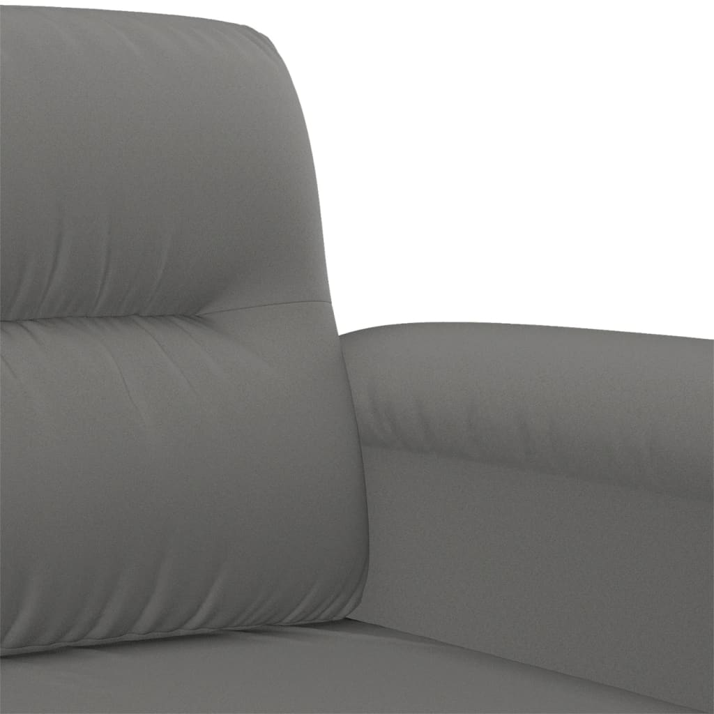 vidaXL Sofa Chair Upholstered Club Armchair for Living Room Microfiber Fabric-15