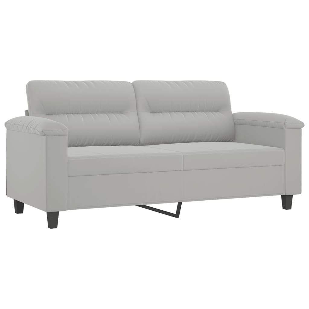 vidaXL Sofa Chair Upholstered Club Armchair for Living Room Microfiber Fabric-19