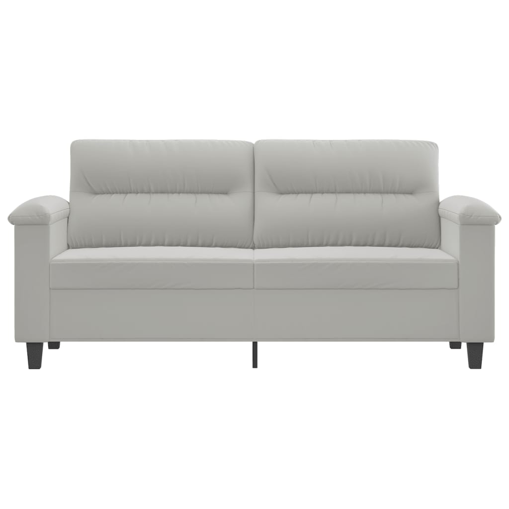 vidaXL Sofa Chair Upholstered Club Armchair for Living Room Microfiber Fabric-1