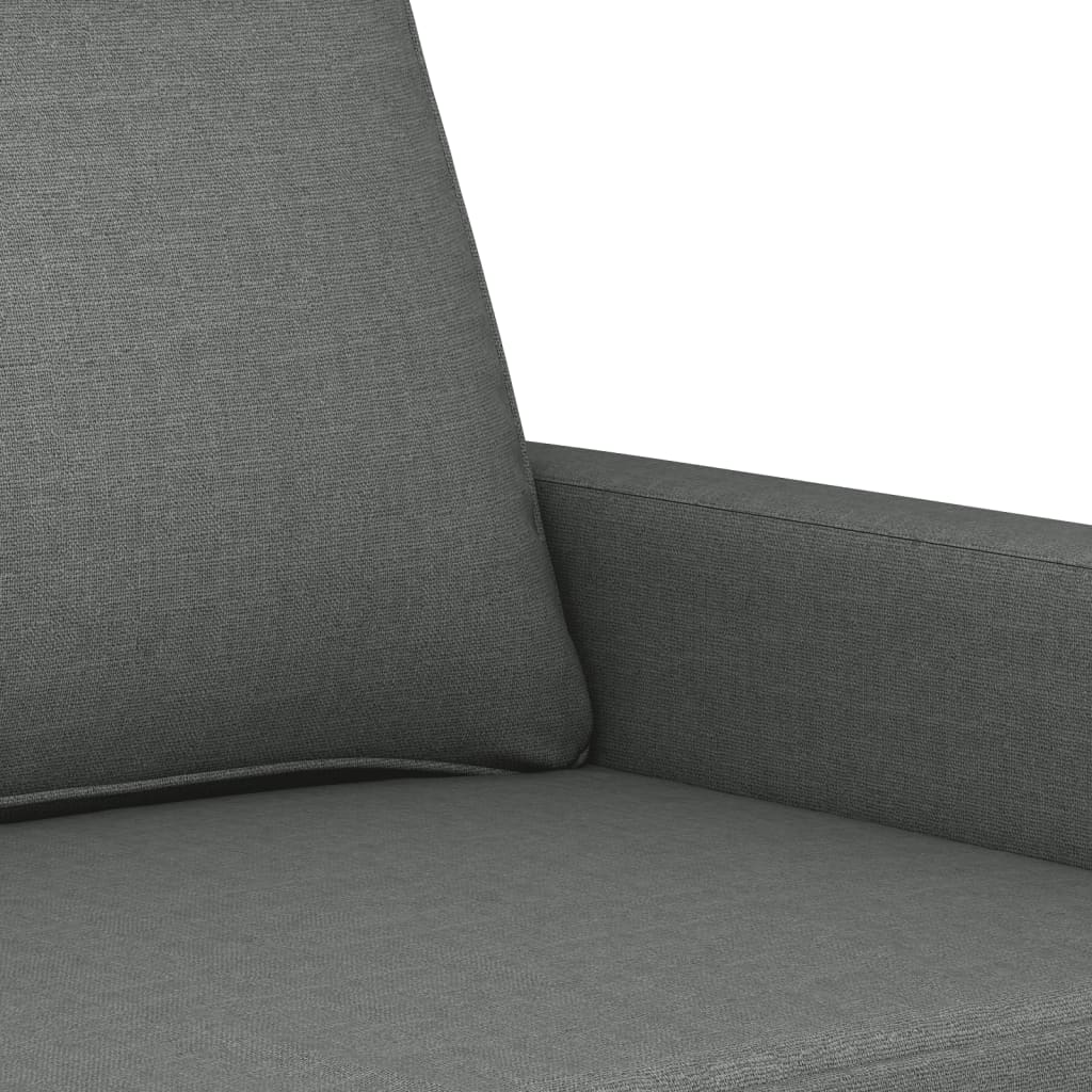vidaXL Sofa Chair Upholstered Accent Armchair Sofa Comfort Dark Gray Fabric-43