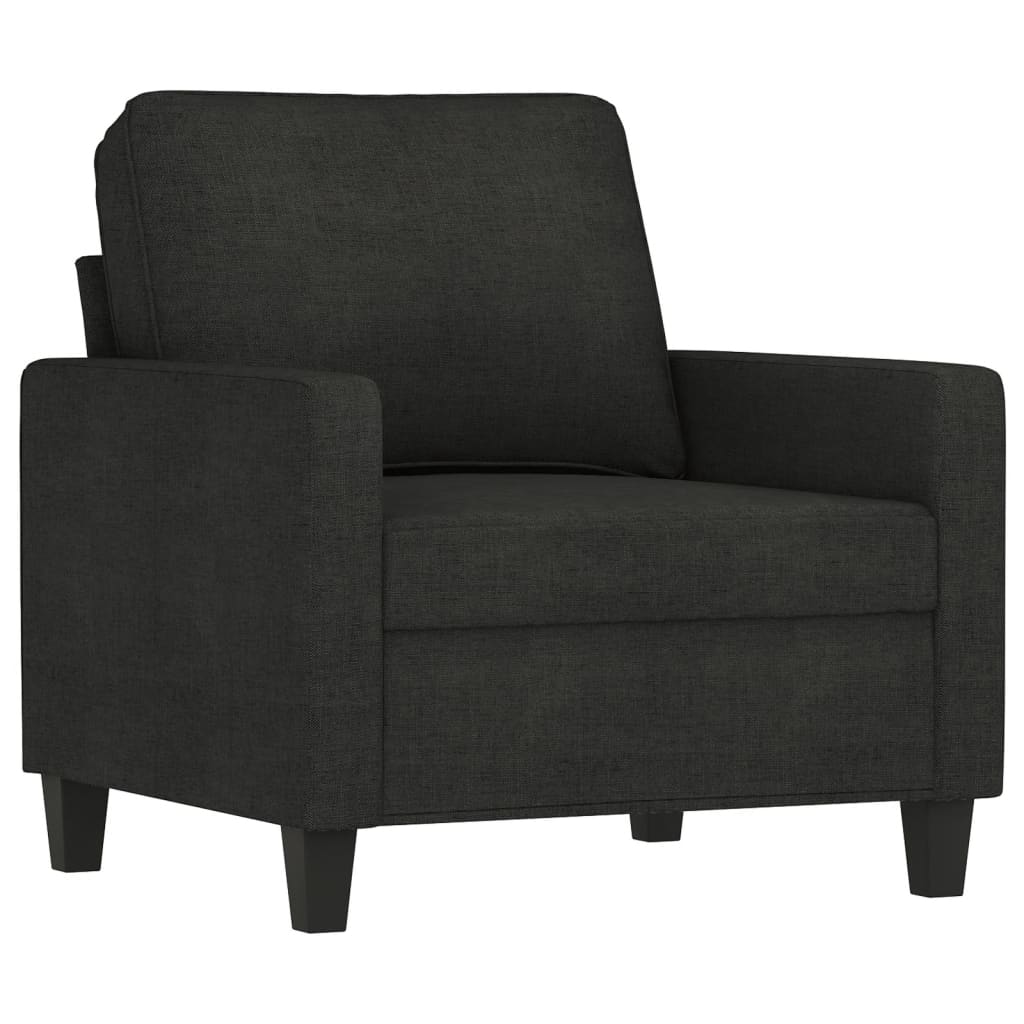vidaXL Sofa Chair Upholstered Accent Armchair Sofa Comfort Dark Gray Fabric-29