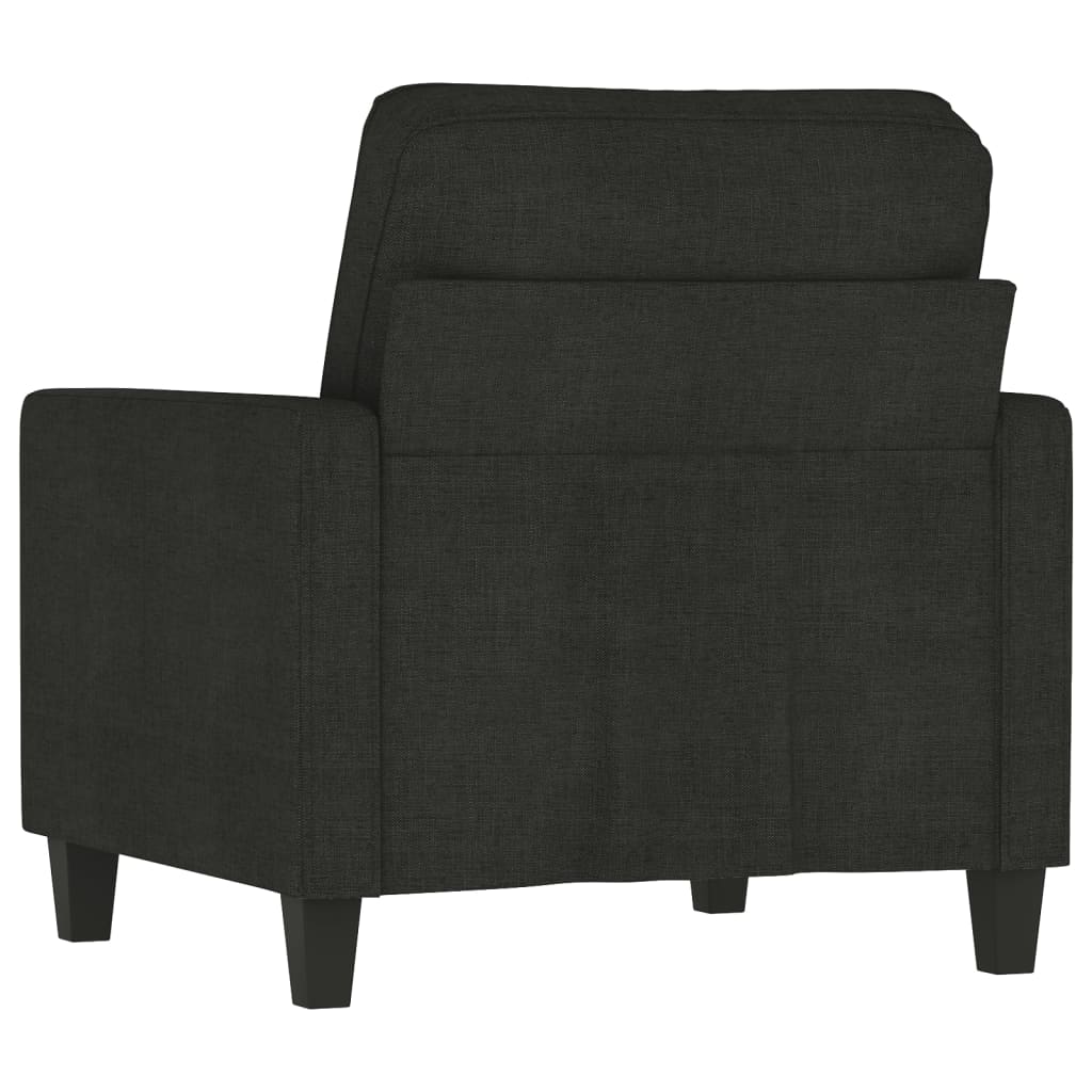 vidaXL Sofa Chair Upholstered Accent Armchair Sofa Comfort Dark Gray Fabric-53