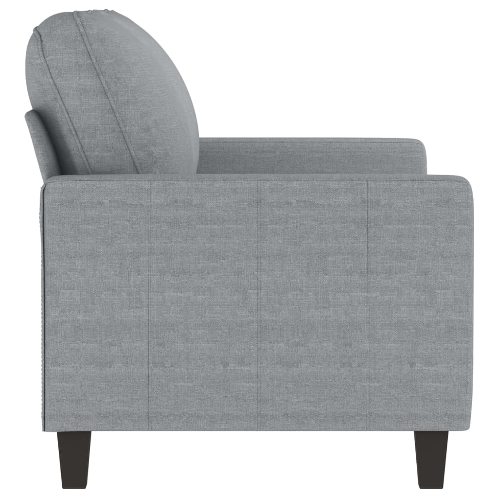vidaXL Sofa Chair Upholstered Accent Armchair Sofa Comfort Dark Gray Fabric-39