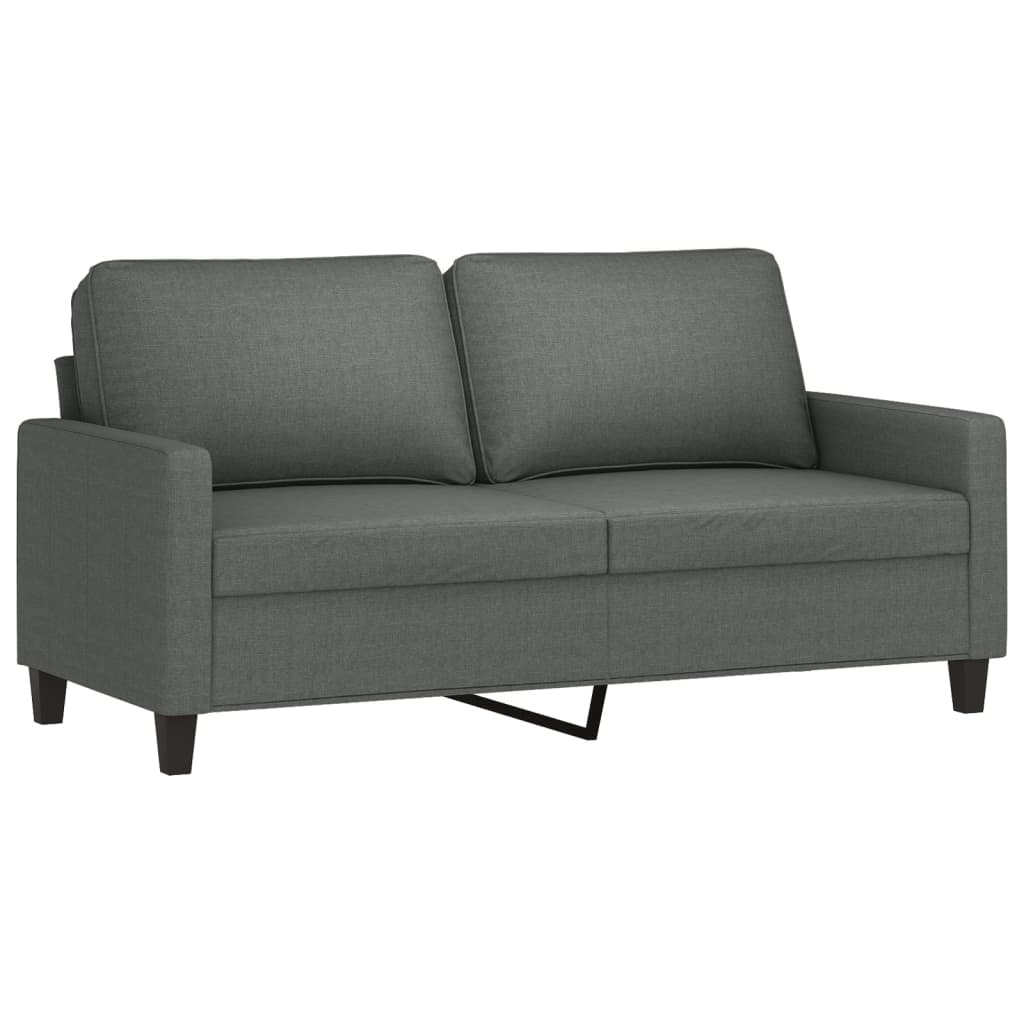 vidaXL Sofa Chair Upholstered Accent Armchair Sofa Comfort Dark Gray Fabric-55